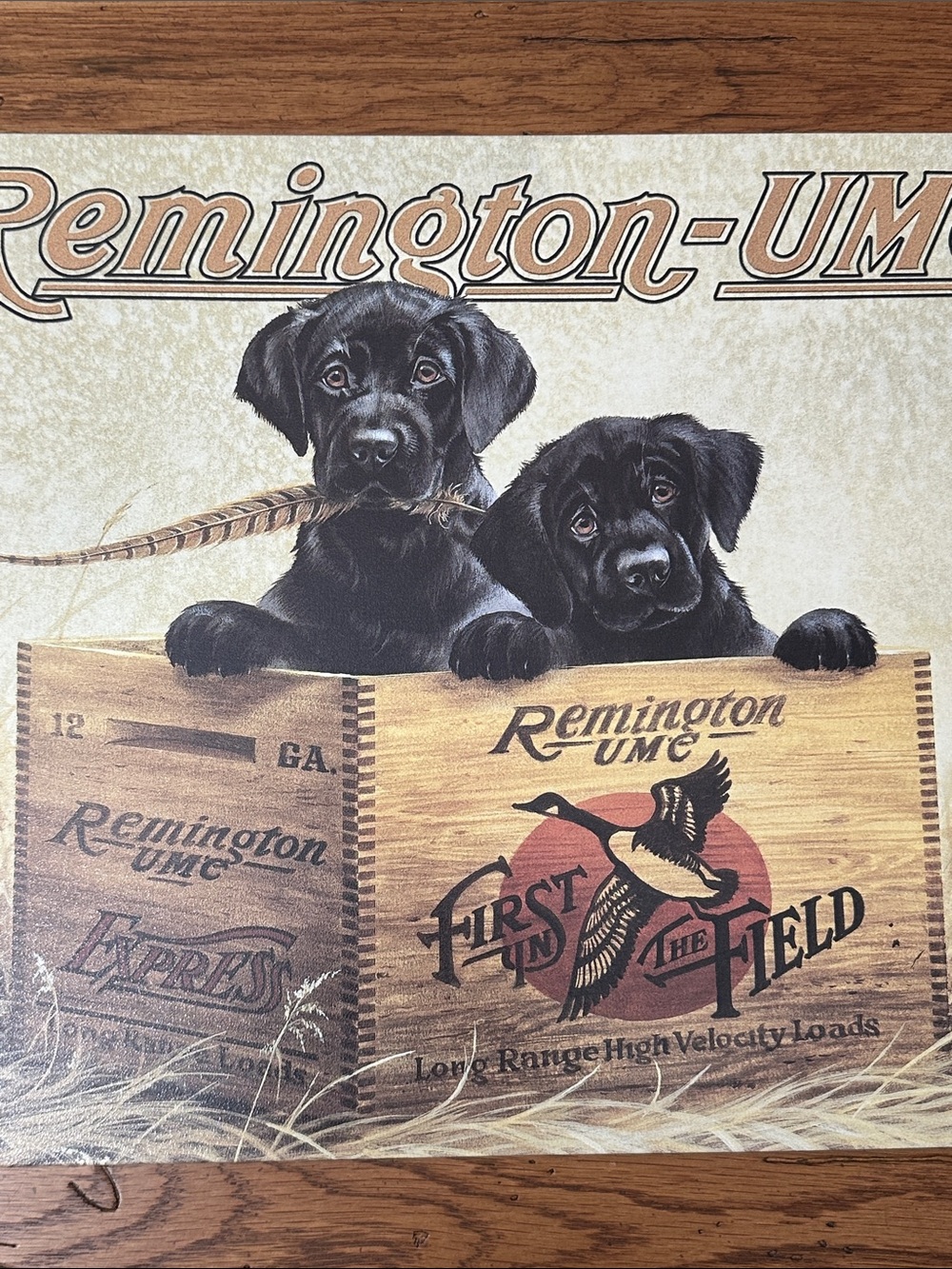 Remington Black Labrador Puppies Wall Art - Black, Tan, Cream - L.R. Kaatz